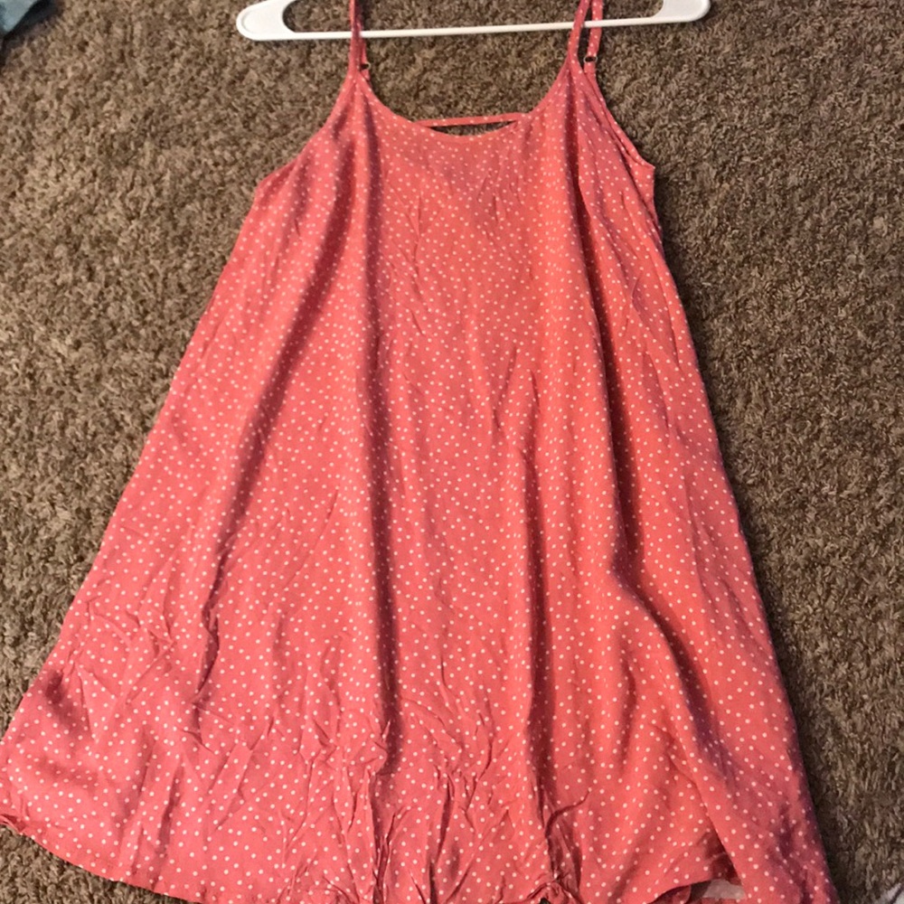 Flowy polka dotted dress